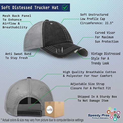 قبعة بيسبول Just A Girl Who Loves Beer Cotton Trucker Hats للرجال والنساء باللون الأسود والرمادي in Kuwait