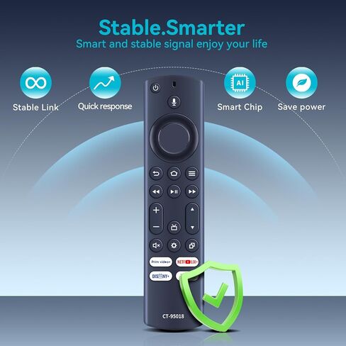 CT-95018 Infrared Replacement Remote Control fit for Toshiba TV 65LF711U20 50LF711U20 55LF711U20 TF-50A810U19 43LF621U19 43V35KU (No Voice Function) in Saudi Arabia