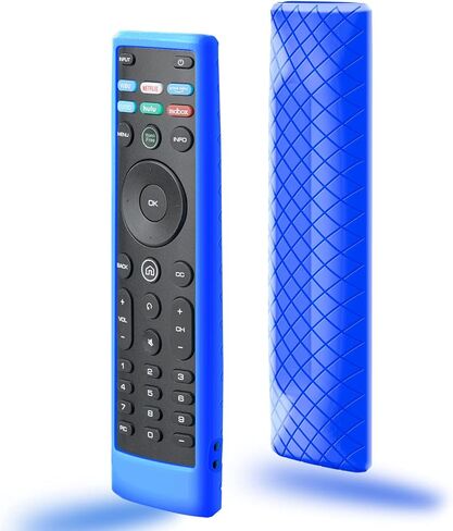 غطاء لجهاز Vizio Remote، متوافق مع حافظة Vizio Remote XRT136 / XRT140 D Series Universal Smart TV Control، غطاء جلدي بديل من السيليكون يتوهج في الظلام in Kuwait