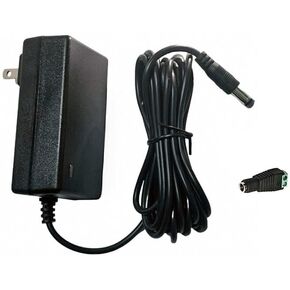 DC 12V 2Amp Power Adapter Supply 100-240 50/60Hz to 12 Volts Power Supply 2a AC/DC Transformer,10ft DC 12V Power Cord, 5.5mm x 2.5mm Barrel Plug (10FT) in Saudi Arabia