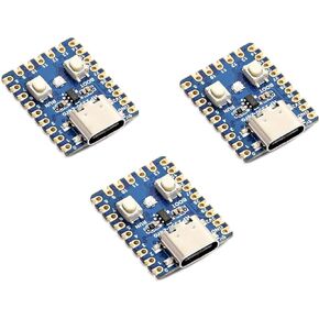 3 قطع RP2350-Zero لوحة تطوير صغيرة، استنادًا إلى وحدة التحكم الدقيقة RPi RP2350A ثنائية النواة وثنائية البنية، 29 × موصل GPIO Pins متعدد الوظائف من النوع C، يدعم C/C++، MicroPython in Kuwait