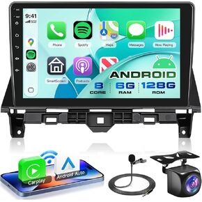 2G 32G Android Car Stereo Radio for Honda Accord 2008-2013, 10.1 Inch Touch Screen Support Wireless CarPlay Android Auto Mirror Link Bluetooth FM/RDS GPS WiFi SWC Backup Camera in Kuwait