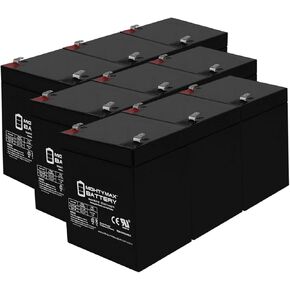 Mighty Max Battery 12V 5AH SLA Battery Replaces APC SmartUPS 2200VA SMT2200RM2U - 9 Pack in Kuwait