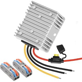 تيار مستمر 72 فولت 60 فولت 48 فولت 36 فولت 24 فولت 20 فولت 18 فولت تنحى إلى 12 فولت 20 أمبير 240 واط محول فرق الجهد عربة الغولف الجهد المنظم المخفض محول مع الصمامات (الإدخال: 18 فولت-72 فولت) in Kuwait