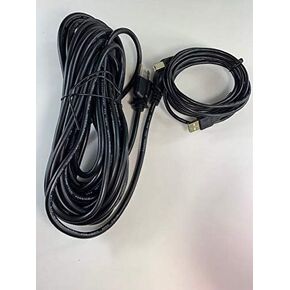 [مدرج في قائمة UL] سلك طاقة تيار متردد OMNIHIL بطول 30 قدمًا + كابل USB-B بطول 8 أقدام متوافق مع الماسح الضوئي Canon CanoScan FS4000US in Kuwait