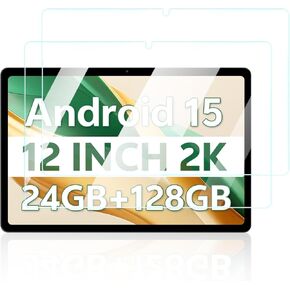 واقي شاشة لجهاز SVITOO SVTT006 Tablet 12 بوصة Android Tablet، مضاد للخدش 9H صلابة اللمس الحساسة 2.5D حواف مستديرة خالية من الفقاعات سهلة التركيب، عبوتان. in Kuwait
