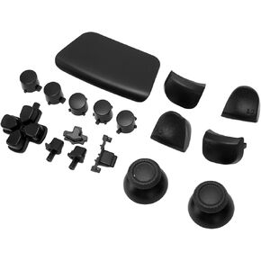 Gamepad Joystick Button, 16 Pieces Ergonomic Design Precise Operation Comfortable and Durable Grip Controller Replacement Buttons for Game Controller (Black) in Kuwait