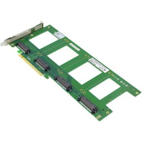 Generic 4X U.2 SFF-8639 SSD to PCIE Express 3.0 Gen3 X16 Card NVMe SSD Adapter in Saudi Arabia