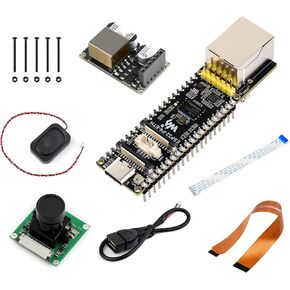 لوحة تطوير ESP32-P4 PoE ETH، استنادًا إلى ESP32-P4، منفذ إيثرنت RJ45 بسرعة 100 ميجابت في الثانية، واجهات غنية بين الإنسان والآلة، تدعم تفاعل الكلام بالذكاء الاصطناعي، مع وحدة PoE + كاميرا + مكبر صوت (8 عناصر) in Kuwait