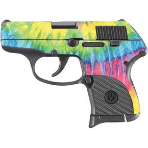MightySkins Glossy Glitter Skin Compatible with Ruger LCP 380 - Tie Dye 2 | Protective Durable High-Gloss Glitter Finish | Easy to Apply, Remove, and Change Styles | Made in The USA in Kuwait