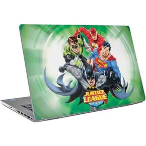 Skinit Decal Laptop Skin Compatible with Latitude 5420 - Officially Licensed Justice League Team Power Up Green Design in Kuwait
