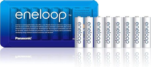باناسونيك 1x4 Eneloop Mignon AA 1900 مللي أمبير + علبة البطارية، BK-3MCCEC4BE (AA 1900 مللي أمبير + علبة البطارية) in Kuwait
