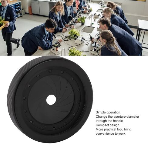 Iris Aperture Aperture Module Integrated Diaphragm Manually Adjustable 1.5mm to 26mm ID 45mm OD M30 to M37 for Optical System Camera Microscope in Saudi Arabia