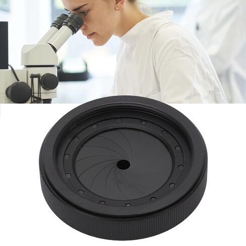 Iris Aperture Aperture Module Integrated Diaphragm Manually Adjustable 1.5mm to 26mm ID 45mm OD M30 to M37 for Optical System Camera Microscope in Saudi Arabia
