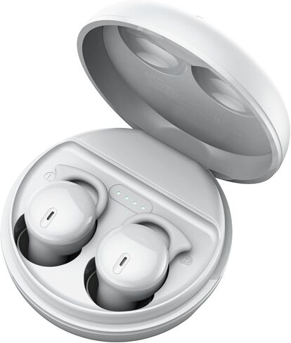 سماعات رأس للنوم غير مرئية، سماعات أذن للنوم للنوم الجانبي، سماعات أذن مريحة تحجب الضوضاء أثناء النوم، سماعات أذن بلوتوث 5.3 لاسلكية مفتوحة للنوم والقيادة وركوب الدراجات - رمادي A4 in Kuwait