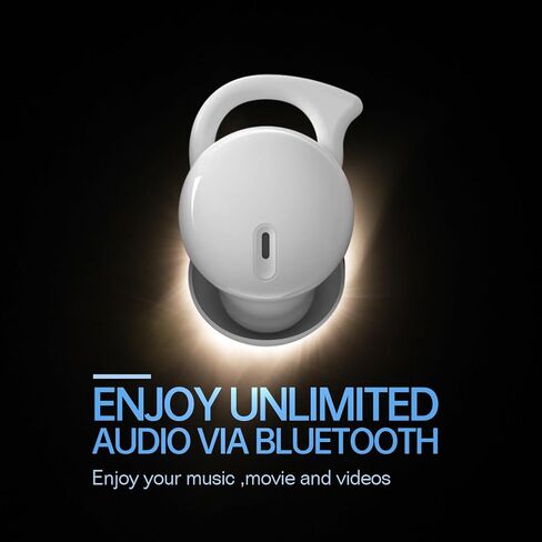 سماعات رأس للنوم غير مرئية، سماعات أذن للنوم للنوم الجانبي، سماعات أذن مريحة تحجب الضوضاء أثناء النوم، سماعات أذن بلوتوث 5.3 لاسلكية مفتوحة للنوم والقيادة وركوب الدراجات - رمادي A4 in Kuwait