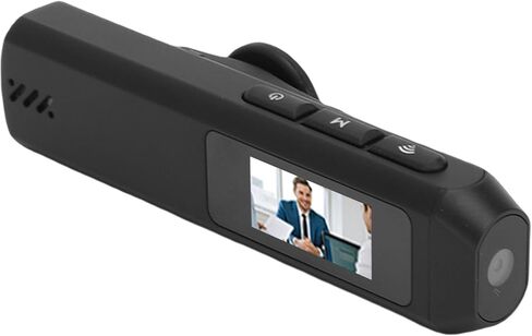 Dpofirs Head Mounted Camera, 2.7K Ultra HD Recording with 0.96 Inch Color Display and WiFi APP Control, for Meetings Travel Sports in Saudi Arabia