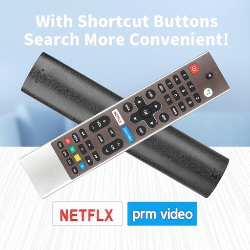 HS-7720 HS-7720H Voice Remote Control Compatible with Skyworth 4K UHD Smart Android TV 50UD7200 55UD7200 65UD7200 75UD6200 Replacement Controller with Netflix PrimeVideo Buttons in Saudi Arabia