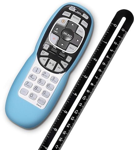 THE CIMPLE CO - حافظة جهاز التحكم عن بعد المتوافقة مع DirecTV - RC70، RC70H، RC71، RC71H، RC72، RC73، وRC73B - جلد واقي مطاطي - كم أزرق غير قابل للانزلاق - عبوة واحدة in Kuwait
