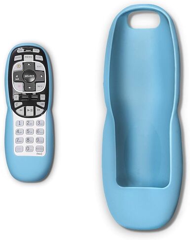 THE CIMPLE CO - DirecTV Compatible Remote Control Case - RC70, RC70H, RC71, RC71H, RC72, RC73, and RC73B - Rubber Protective Skin - Blue Non-Slip Sleeve - 1 Pack in Saudi Arabia