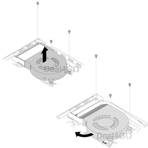 Deal4GO وحدة المعالجة المركزية مروحة التبريد 00KT152 03T9949 استبدال لينوفو ثينك سنتر تايني 3 2 M900 M700 M715Q M93 M93P M900x M73 M83 سطح المكتب in Saudi Arabia