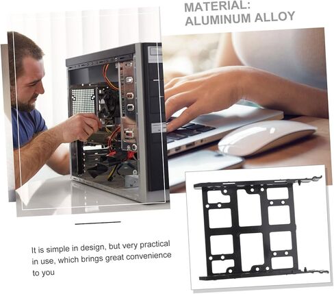 ARTIBETTER حامل القرص الصلب SSD تصاعد قوس 2.5/3.5 بوصة تصميم خليج محرك الأقراص لأجهزة الكمبيوتر المكتبية in Kuwait