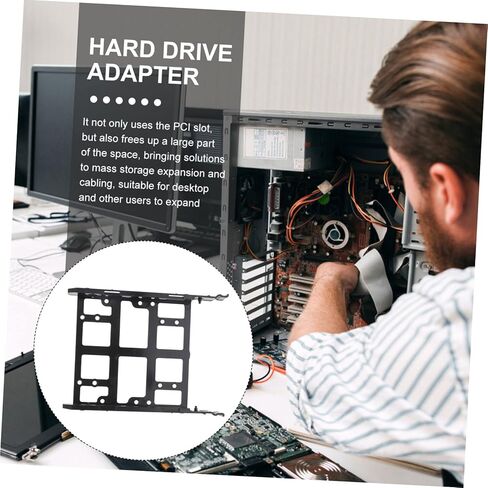 ARTIBETTER حامل القرص الصلب SSD تصاعد قوس 2.5/3.5 بوصة تصميم خليج محرك الأقراص لأجهزة الكمبيوتر المكتبية in Kuwait