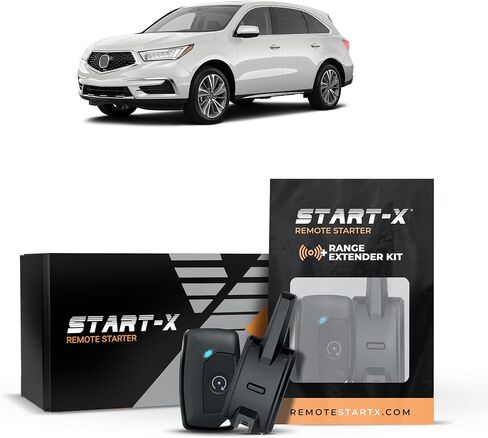 مجموعة التشغيل عن بعد Start-X + موسع نطاق 3000 قدم ثنائي الاتجاه لسيارات Acura MDX (2014، 2015، 2016، 2017، 2018، 2019، 2020) مع إشعال بالضغط لبدء التشغيل in Kuwait