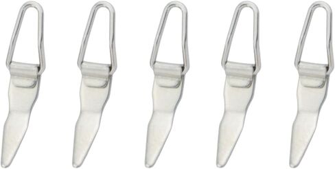 5PCS Stainless Steel Tied Hook Keeper Fishing Rod Holder Terminal Tackle Accessories Suitable for Bait in Saudi Arabia
