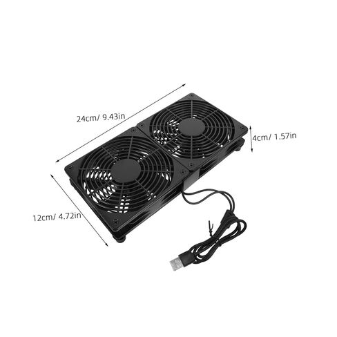 Gatuida Dual USB Computer Fans Ultra-Thin Cooling Fan for Case with Speed Control for Device Temperature Management and Overheating Prevention in Saudi Arabia