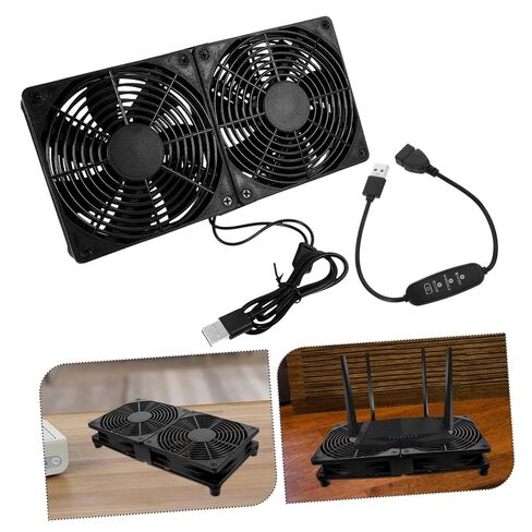 Gatuida Dual USB Computer Fans Ultra-Thin Cooling Fan for Case with Speed Control for Device Temperature Management and Overheating Prevention in Saudi Arabia