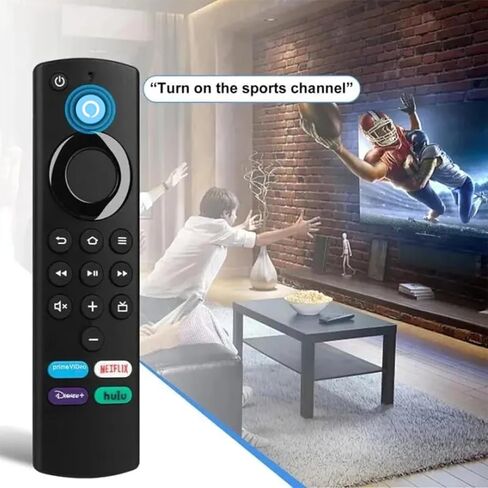 Replacement Remote for All Fire Series, TV Stick (HD, 4K, 4K Max, Lite), TV Cube and Omni, Insignia, Smart TVs, with Voice Control in Saudi Arabia