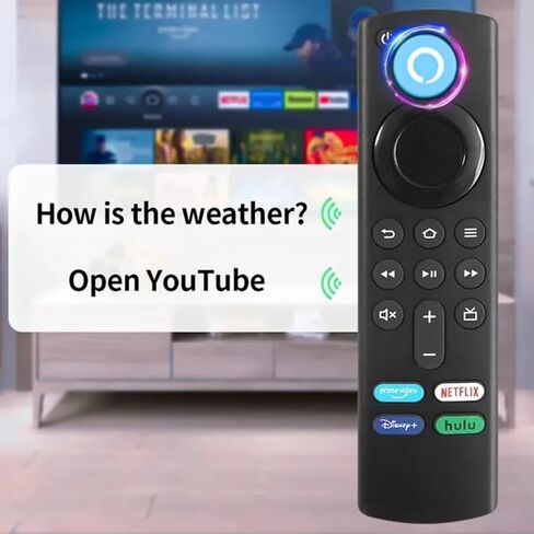 Replacement Remote for All Fire Series, TV Stick (HD, 4K, 4K Max, Lite), TV Cube and Omni, Insignia, Smart TVs, with Voice Control in Saudi Arabia
