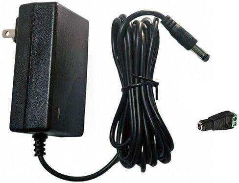 DC 12V 2Amp Power Adapter Supply 100-240 50/60Hz to 12 Volts Power Supply 2a AC/DC Transformer,10ft DC 12V Power Cord, 5.5mm x 2.5mm Barrel Plug (10FT) in Saudi Arabia