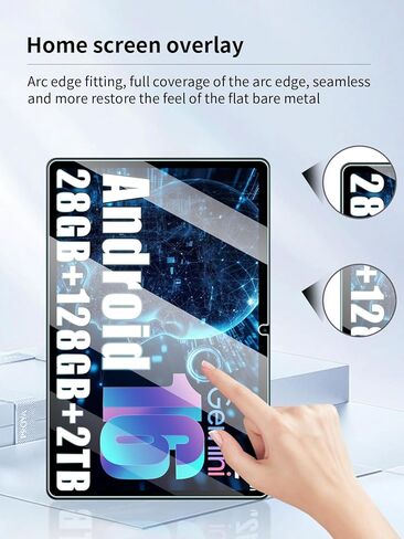 Screen Protector for Raemond K90 Android 16 12 inch Tablet, Anti-Scratch 9H Hardness Touch Sensitive 2.5D Rounded Edges Bubble Free Easy to Install,2 Pack. in Saudi Arabia