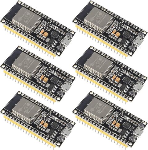 5 قطعة ESP32 38Pin مجلس التنمية ESP-32S معالج متحكم متكامل 2 في 1 متحكم ESP-WROOM-32 رقاقة CP2102 WiFi NodeMCU-32S ESP-WROOM-32 in Kuwait