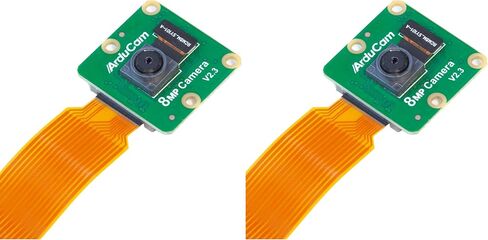 Arducam لوحدة كاميرا Raspberry Pi V2-8 ميجابيكسل، 1080 بكسل (RPI-CAM-V2 + كابل مرن 5.9 بوصة/150 مم + كابل Pi Zero) (عبوة من قطعتين) in Saudi Arabia
