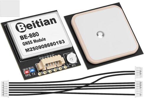 BE-180 وحدة GPS ترقية M10050 Chip GNSS Board تدعم نظام تحديد المواقع العالمي (GPS) وGalileo وBDS لتحديد المواقع ثلاثي الأوضاع لطائرة FPV بدون طيار ذات أجنحة ثابتة بدون طيار وروبوتات السباق التي تقود إنترنت الأشياء الزراعية الدقيقة in Saudi Arabia