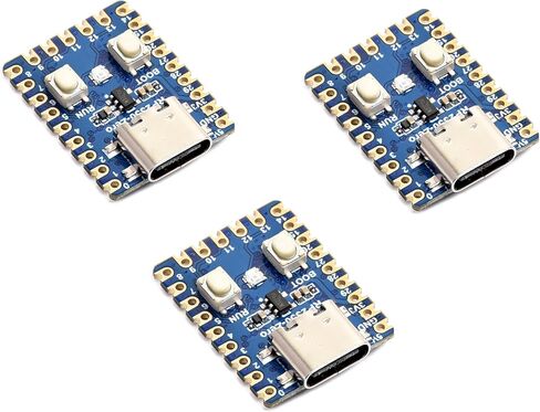 3PCS RP2350-Zero Mini Development Board, Based On RPi RP2350A Dual-Core & Dual-Architecture Microcontroller, 29 x Multi-Function GPIO Pins Type-C Connector, Support C/C++, MicroPython in Saudi Arabia
