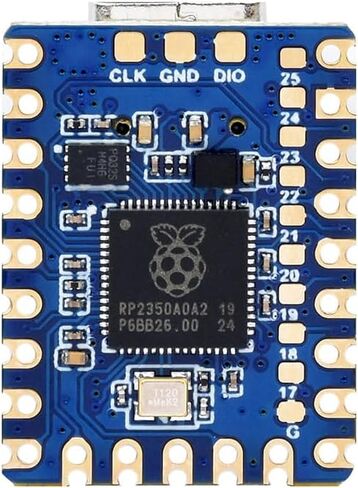 3PCS RP2350-Zero Mini Development Board, Based On RPi RP2350A Dual-Core & Dual-Architecture Microcontroller, 29 x Multi-Function GPIO Pins Type-C Connector, Support C/C++, MicroPython in Saudi Arabia