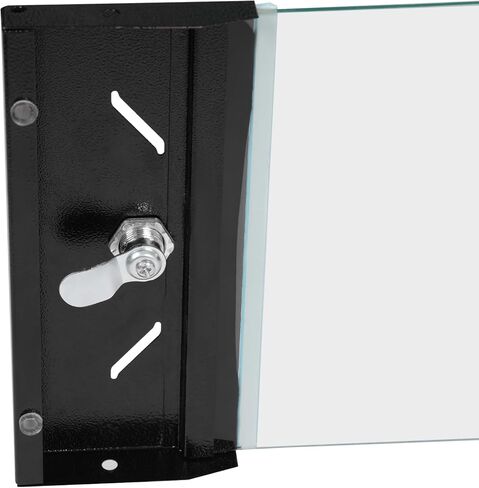 خزانة خادم مثبتة على الحائط 4U، حاوية خزانة رف شبكة تكنولوجيا المعلومات مع فتحات لتبديد الحرارة، رف حاوية خادم الشبكة مقاس 23 × 17 × 9 بوصة مع قفل باب زجاجي، لمعدات تكنولوجيا المعلومات، وأجهزة الصوت والصورة in Kuwait