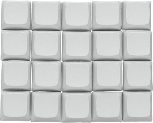 مجموعة أغطية مفاتيح PATIKIL PBT، 20 قطعة من لوحات المفاتيح الرقمية الميكانيكية الملونة، أغطية مفاتيح فارغة محمولة للعمل المكتبي اليومي، تصميم إبداعي للألعاب والترفيه، 10 ألوان in Kuwait