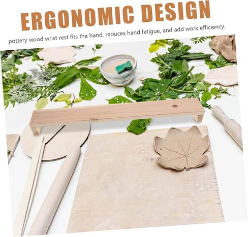 Ergonomic Ceramic Painting Pad Wooden Wrist Rest for Pottery Art Portable Drawing Tool for Artists and Hobbyists for Steady Hand Techniques in Saudi Arabia