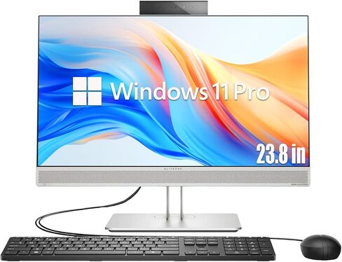 كمبيوتر مكتبي HP EliteOne 800 G5 الكل في واحد، شاشة 23.8 بوصة FHD (1920 × 1080)، الجيل التاسع Core i5-9500، 16 جيجابايت DDR4، 256 جيجابايت SSD، HDMI، DisplayPort، لوحة مفاتيح وماوس، Windows 11 Pro (متجدد) in Kuwait