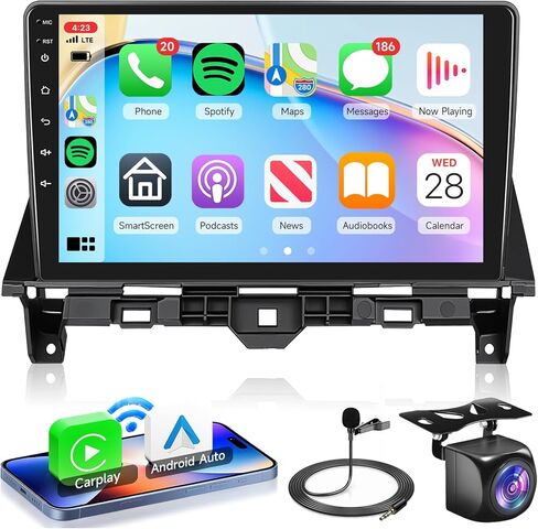 2G 32G Android Car Stereo Radio for Honda Accord 2008-2013, 10.1 Inch Touch Screen Support Wireless CarPlay Android Auto Mirror Link Bluetooth FM/RDS GPS WiFi SWC Backup Camera in Saudi Arabia