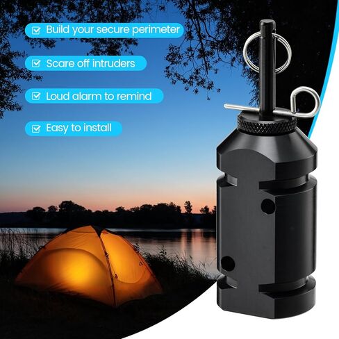 Haoguo Camp Security Perimeter Trip Wire Alarm, Camping Safety Alarm, Anti-Intruder Early Warning System, Made of 6061 Aluminum in Saudi Arabia