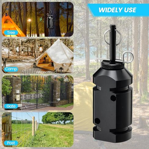Haoguo Camp Security Perimeter Trip Wire Alarm, Camping Safety Alarm, Anti-Intruder Early Warning System, Made of 6061 Aluminum in Saudi Arabia