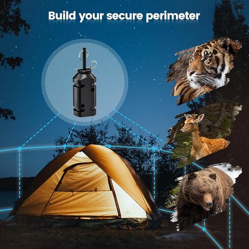Haoguo Camp Security Perimeter Trip Wire Alarm, Camping Safety Alarm, Anti-Intruder Early Warning System, Made of 6061 Aluminum in Saudi Arabia