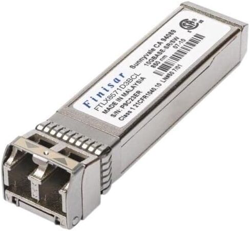 FINISAR - IMSOURCING Finisar Network FTLX8574D3BCL SFP+ Transceiver 10GBase-SR/SW 400m Brown Box Electronic Consumer Electronics (Renewed) in Saudi Arabia