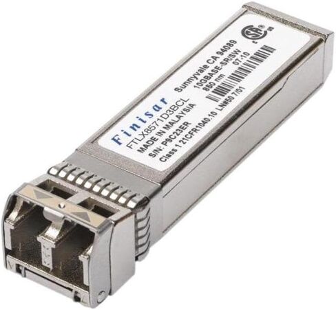 FINISAR - IMSOURCING Finisar Network FTLX8574D3BCL SFP+ Transceiver 10GBase-SR/SW 400m Brown Box Electronic Consumer Electronics (Renewed) in Saudi Arabia